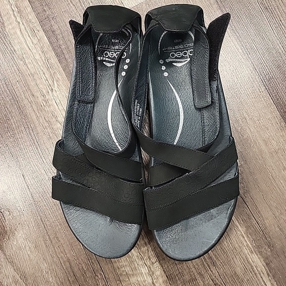 Abeo Bio System Sandals, Black, Size 9 - Picture 2 of 7